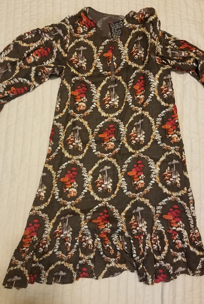 🐰3/4 Sleeve Mushroom Dress